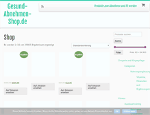 Tablet Screenshot of gesund-abnehmen-shop.de